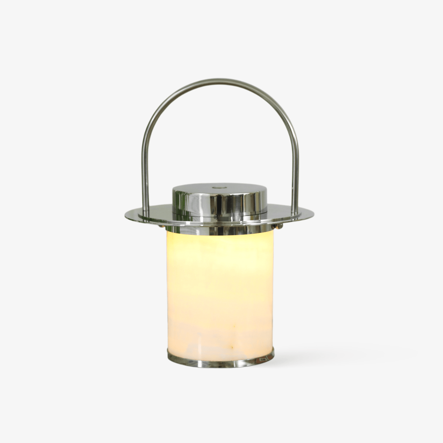 Solis Pod Rechargeable Alabaster Table Lamp