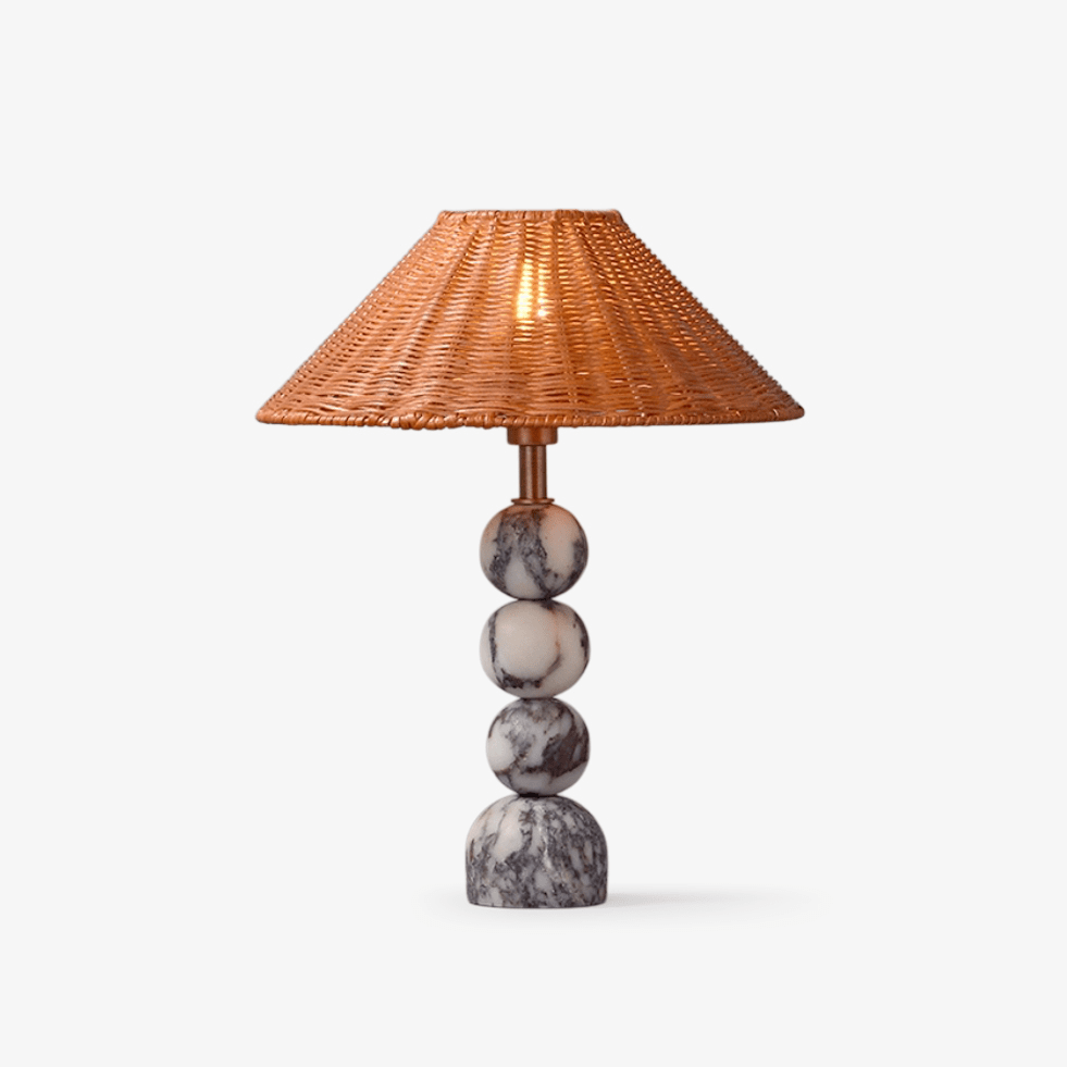 Zenith Marble Orb Table Lamp