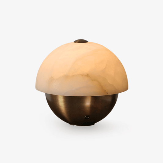Zenithia Luna Stone Mini Alabaster Table Lamp