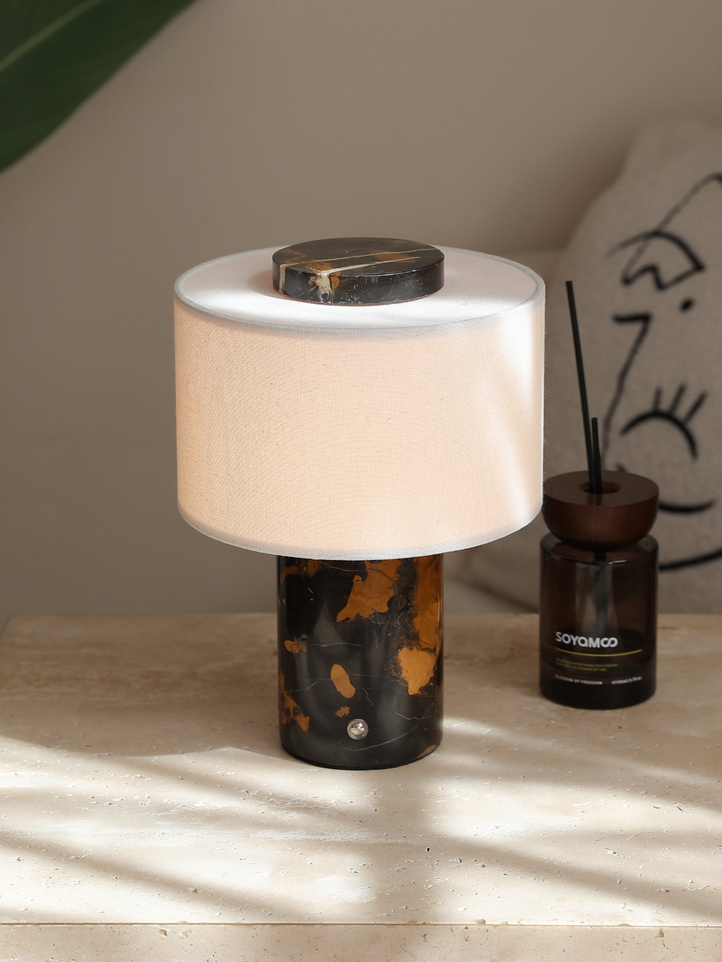 Maris Marbella Stone Table Lamp