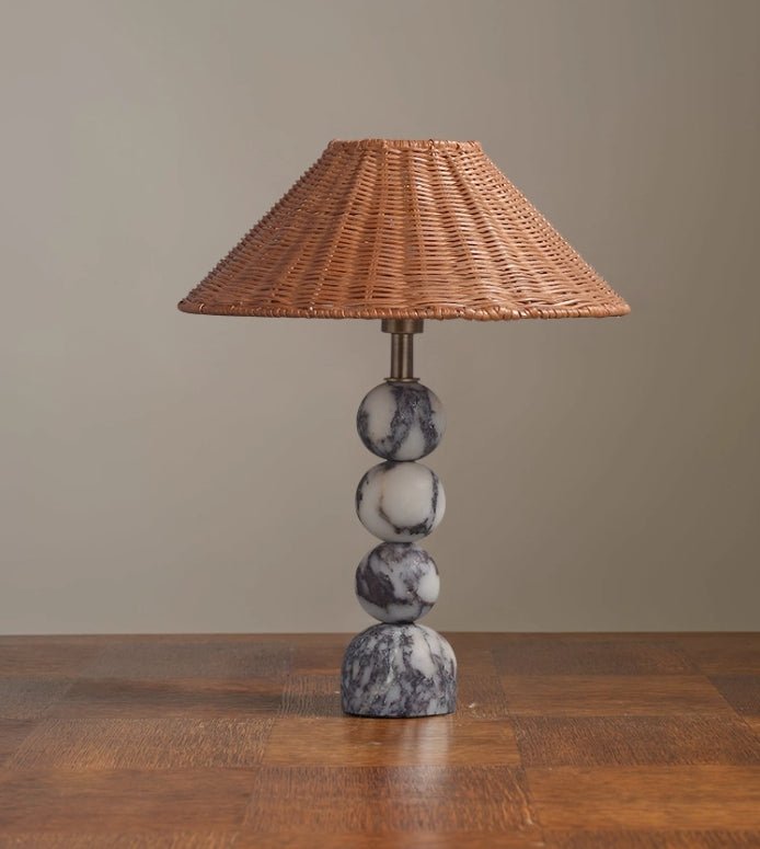 Zenith Marble Orb Table Lamp