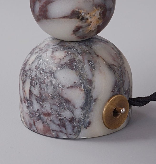 Zenith Marble Orb Table Lamp