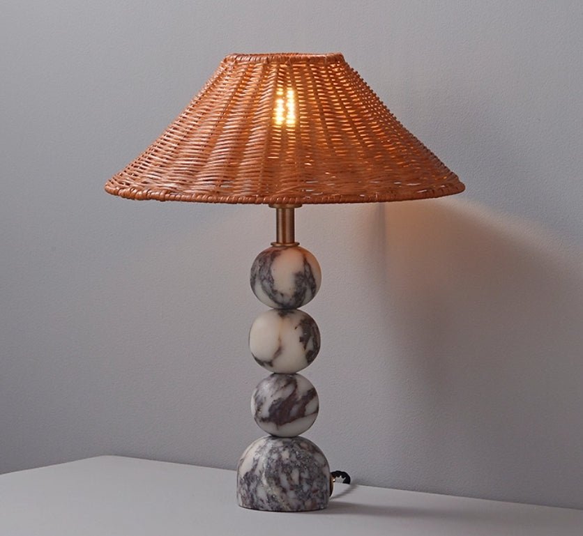 Zenith Marble Orb Table Lamp