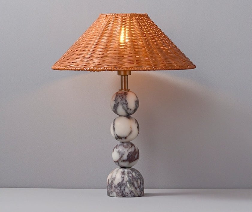Zenith Marble Orb Table Lamp
