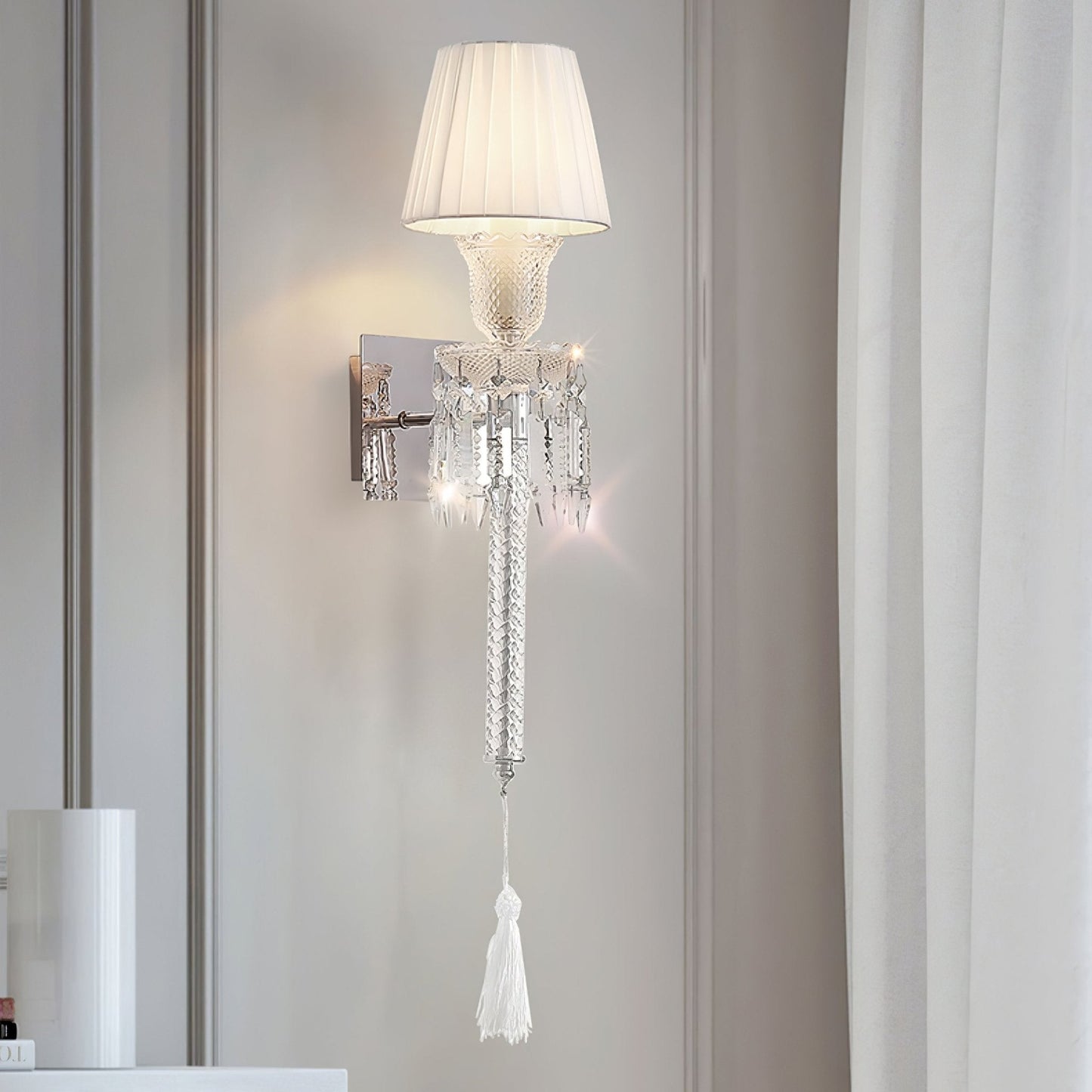 Opaline Crystal Wall Lamp