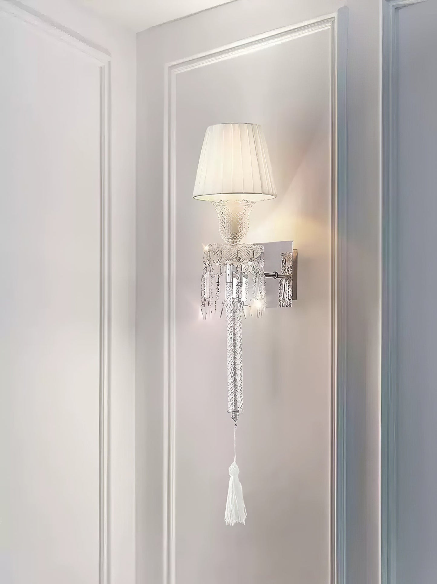 Opaline Crystal Wall Lamp