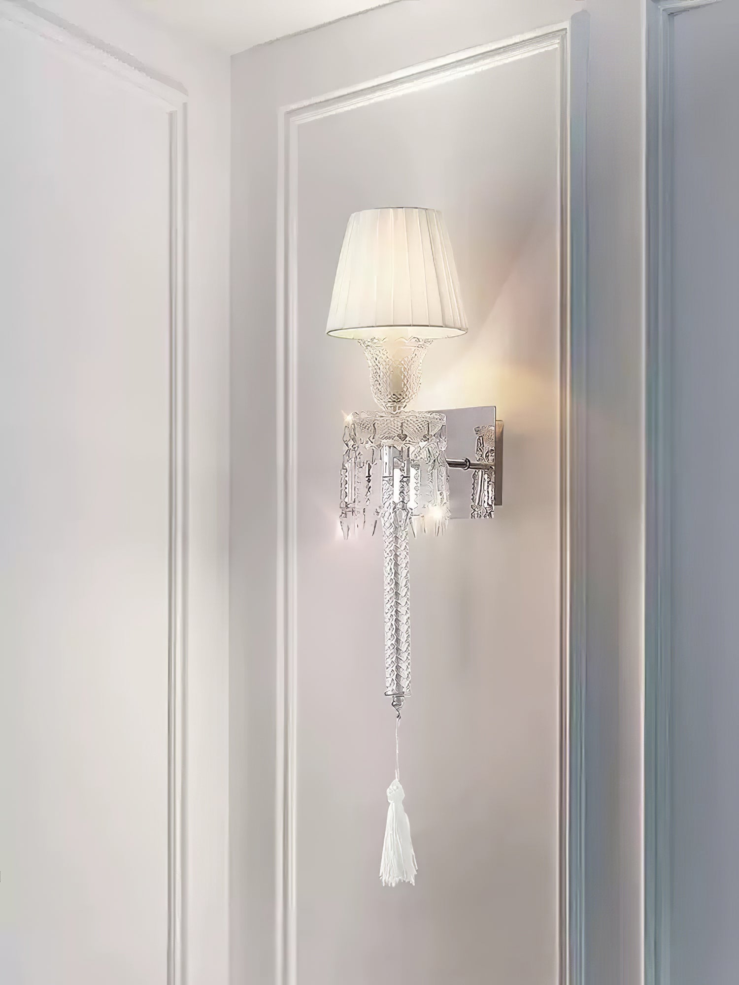 Opaline Crystal Wall Lamp