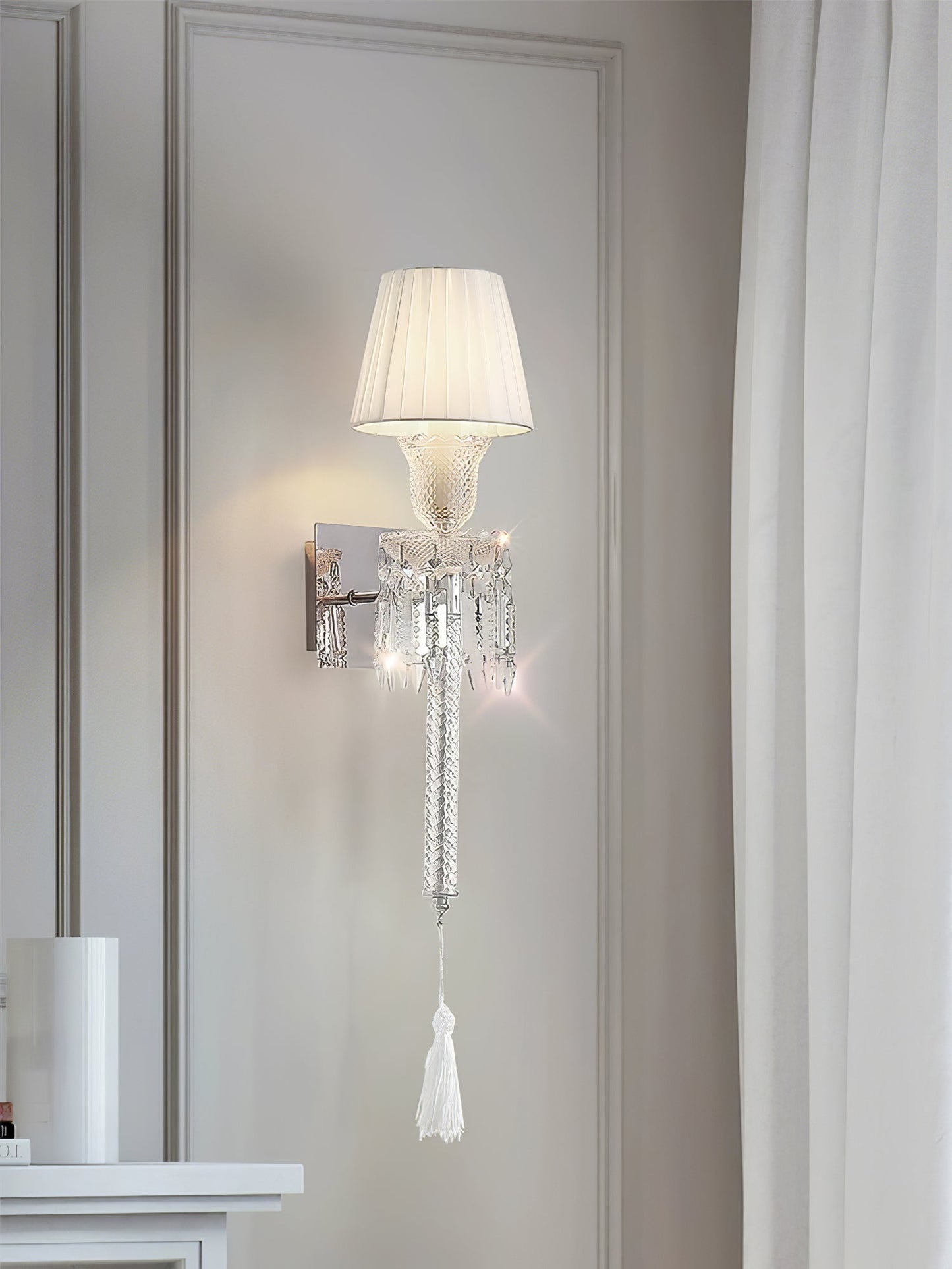 Opaline Crystal Wall Lamp