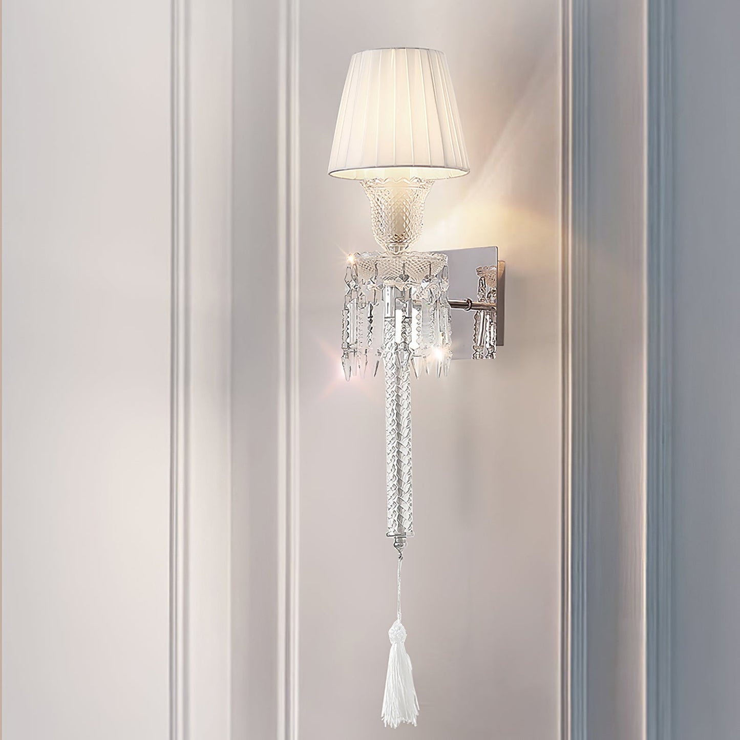 Opaline Crystal Wall Lamp