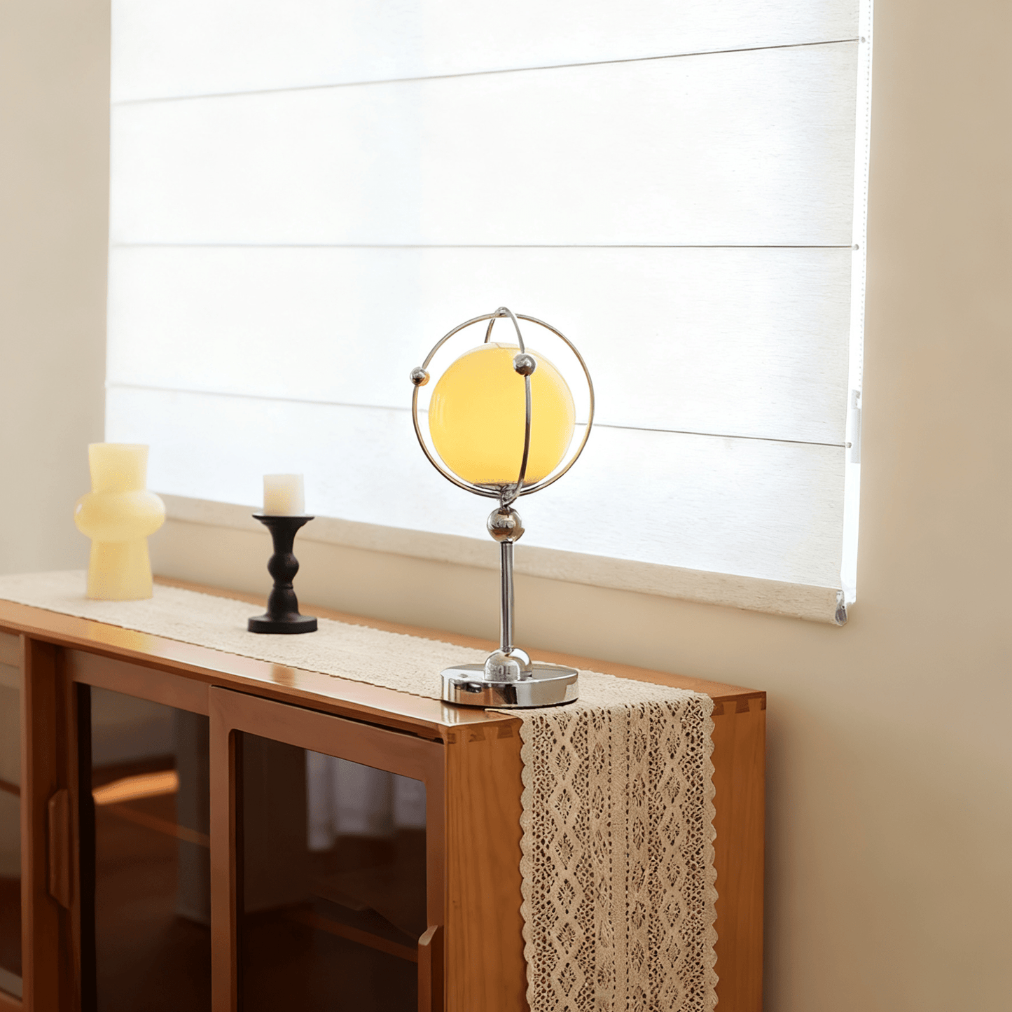 Ember Cage Orb Table Lamp
