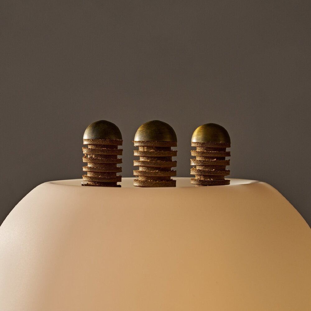 Halo Ribbed Column Table Lamp