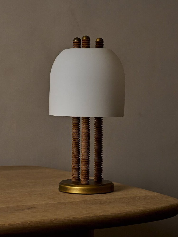 Halo Ribbed Column Table Lamp