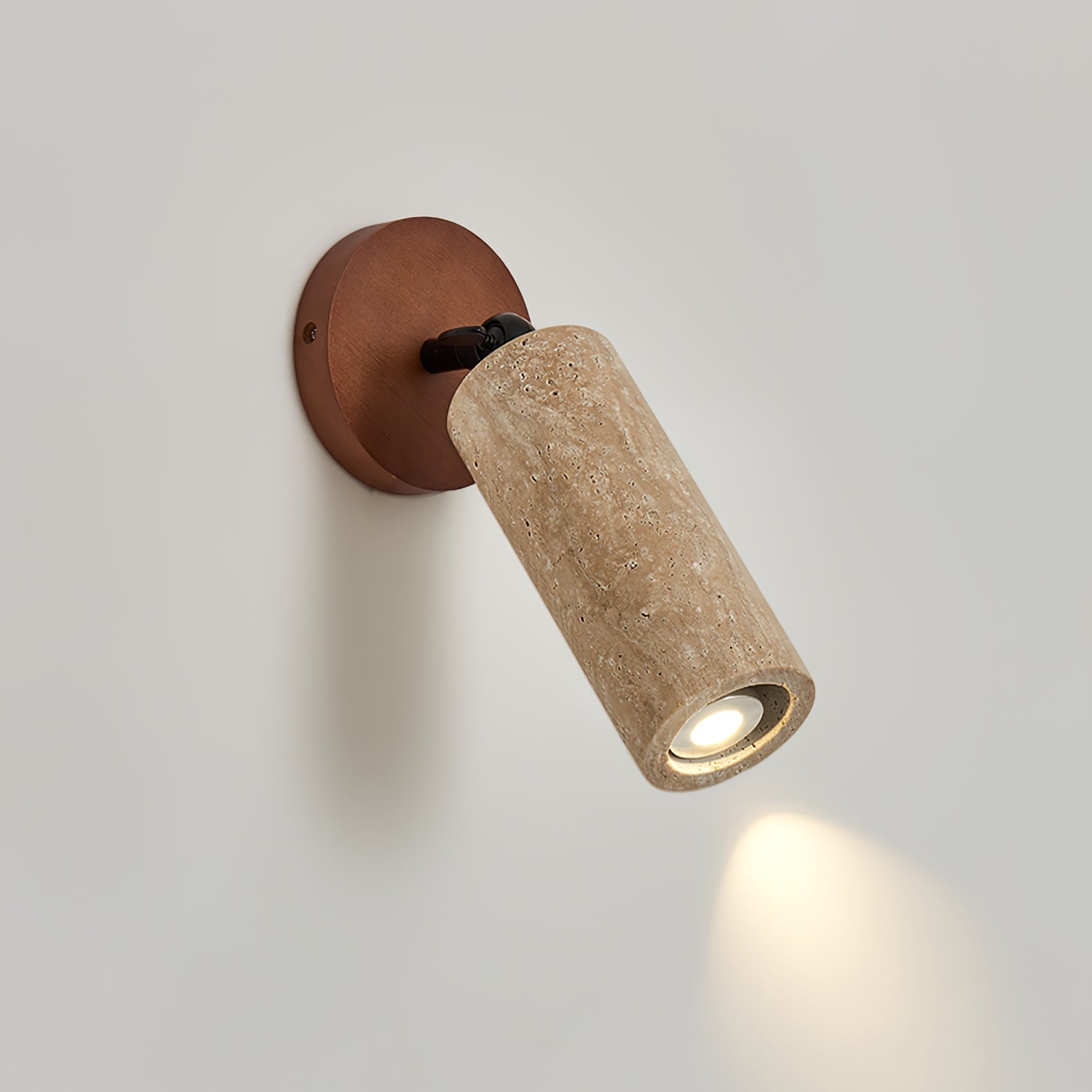 Versa Stone Adjustable Plug-in Wall Light