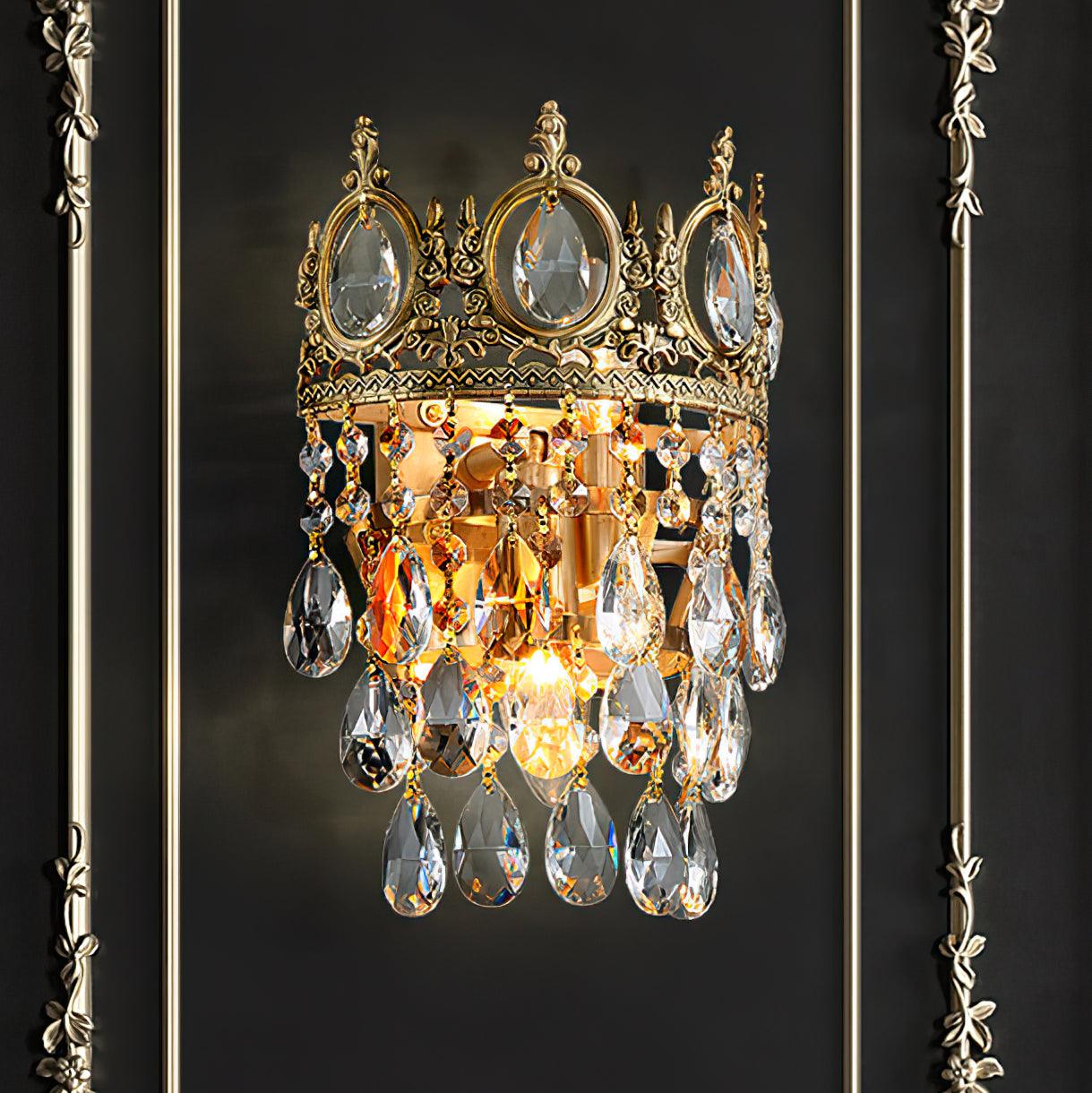 Vintage Crystal  Wall lamp