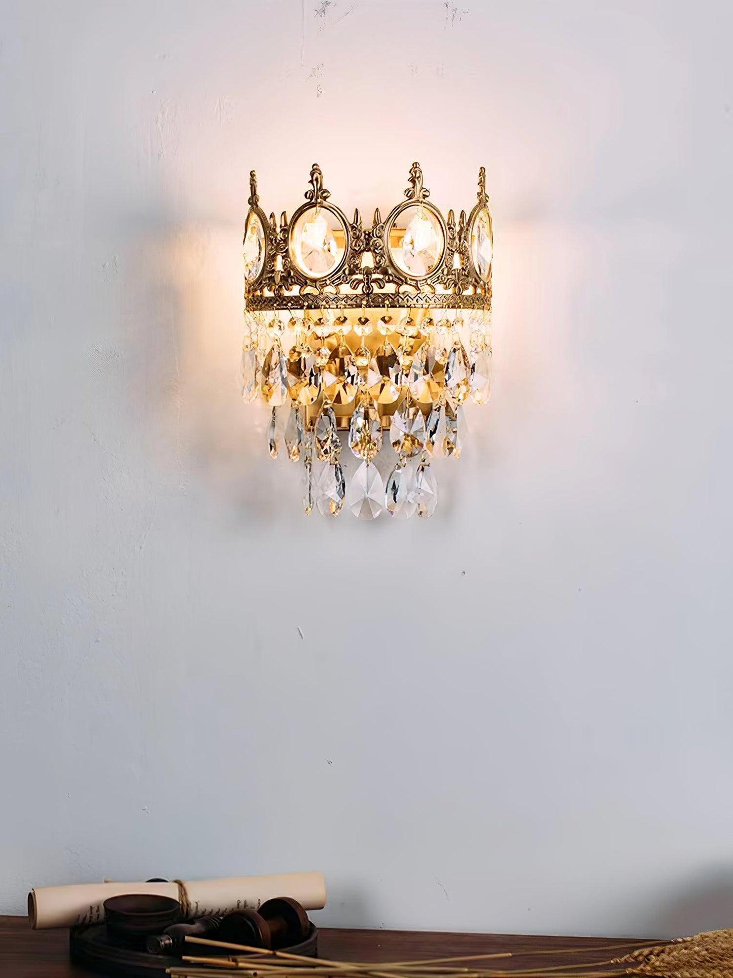 Vintage Crystal  Wall lamp