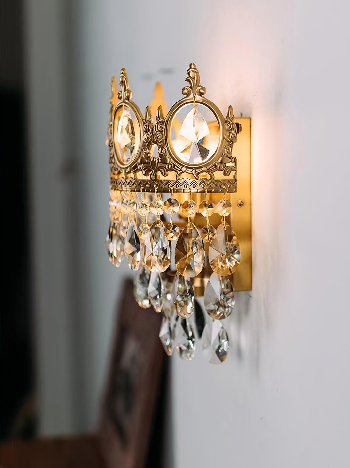 Vintage Crystal  Wall lamp