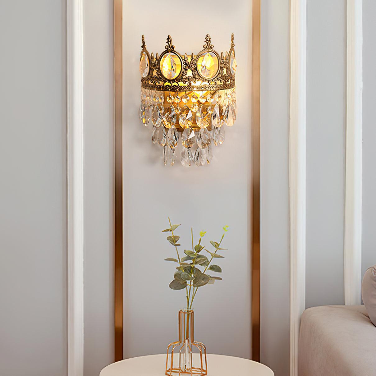 Vintage Crystal  Wall lamp